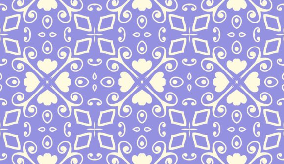 Floral Geometry Seamless Pattern 7