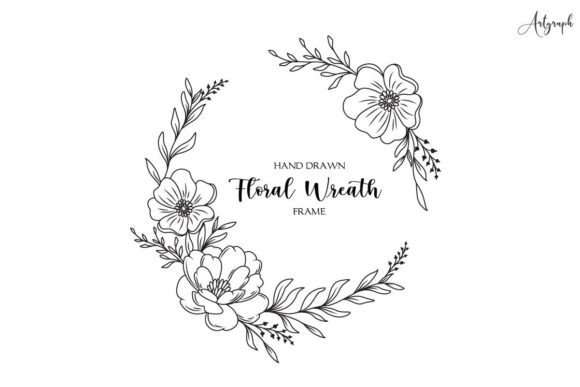 Wedding Floral Frame Vector