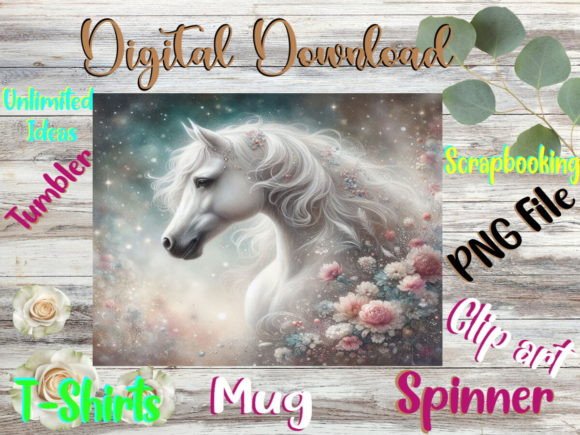 White Floral Horse Review